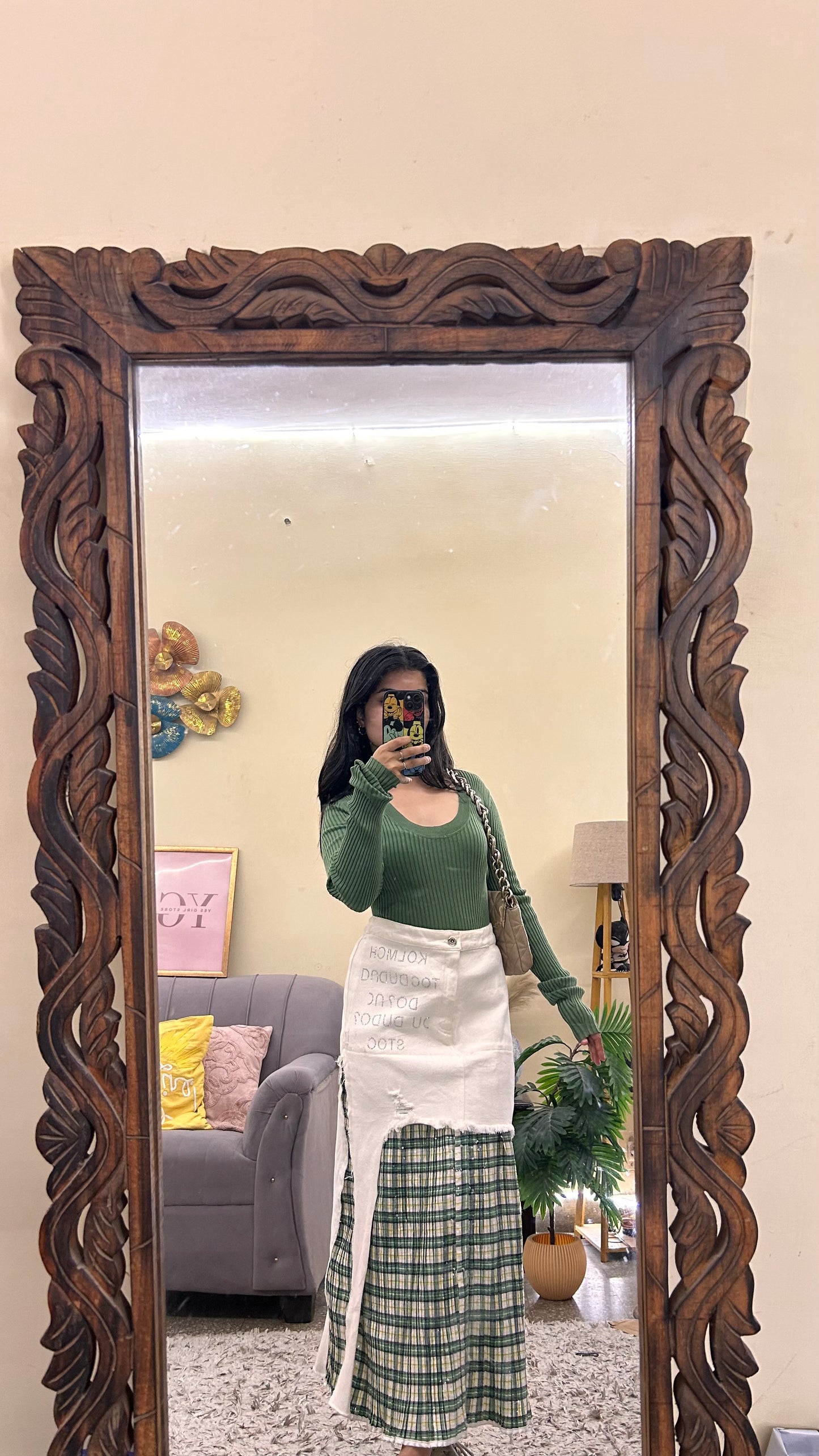 27)korean skirts waist -32 /L 32