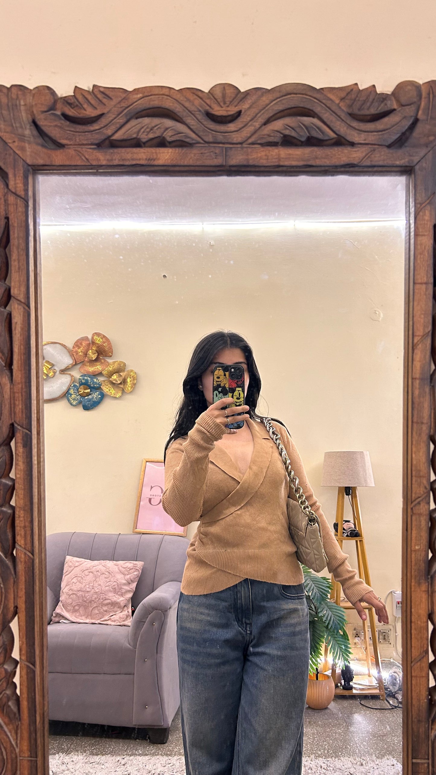 40)semi-winter cute top bust-34-36