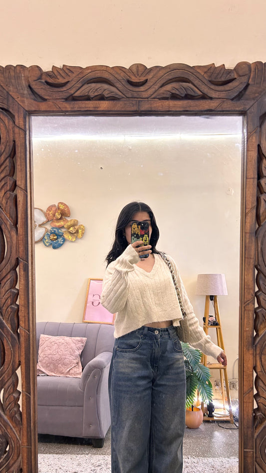 12)semi-winter cute top bust- 32-35