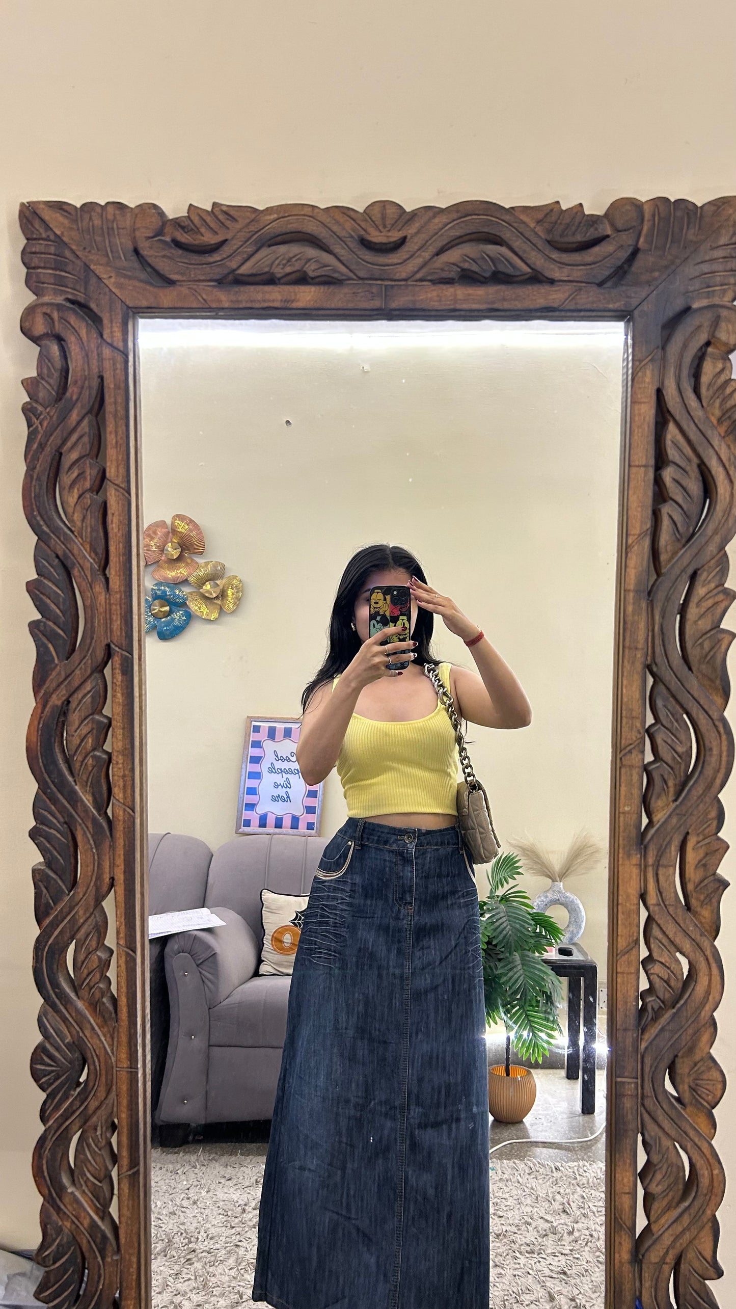 73) Korean skirt 32 waist/l:33