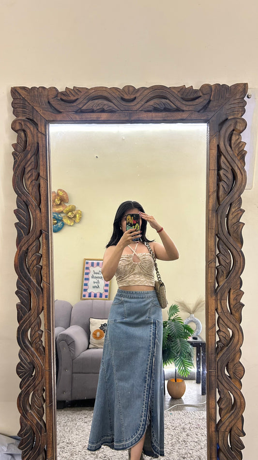 97) Korean skirt 28-30 waist/l:33
