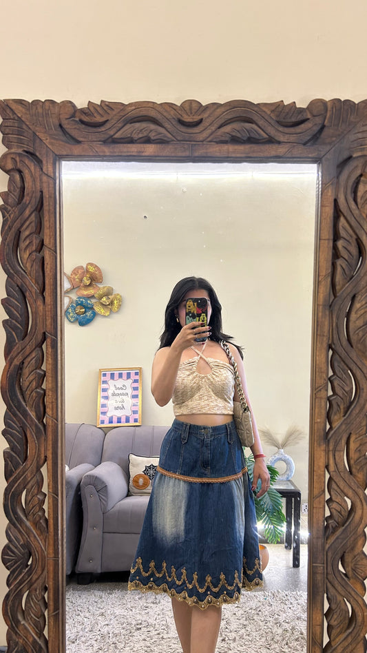 24) Korean skirt 32 waist/l:23