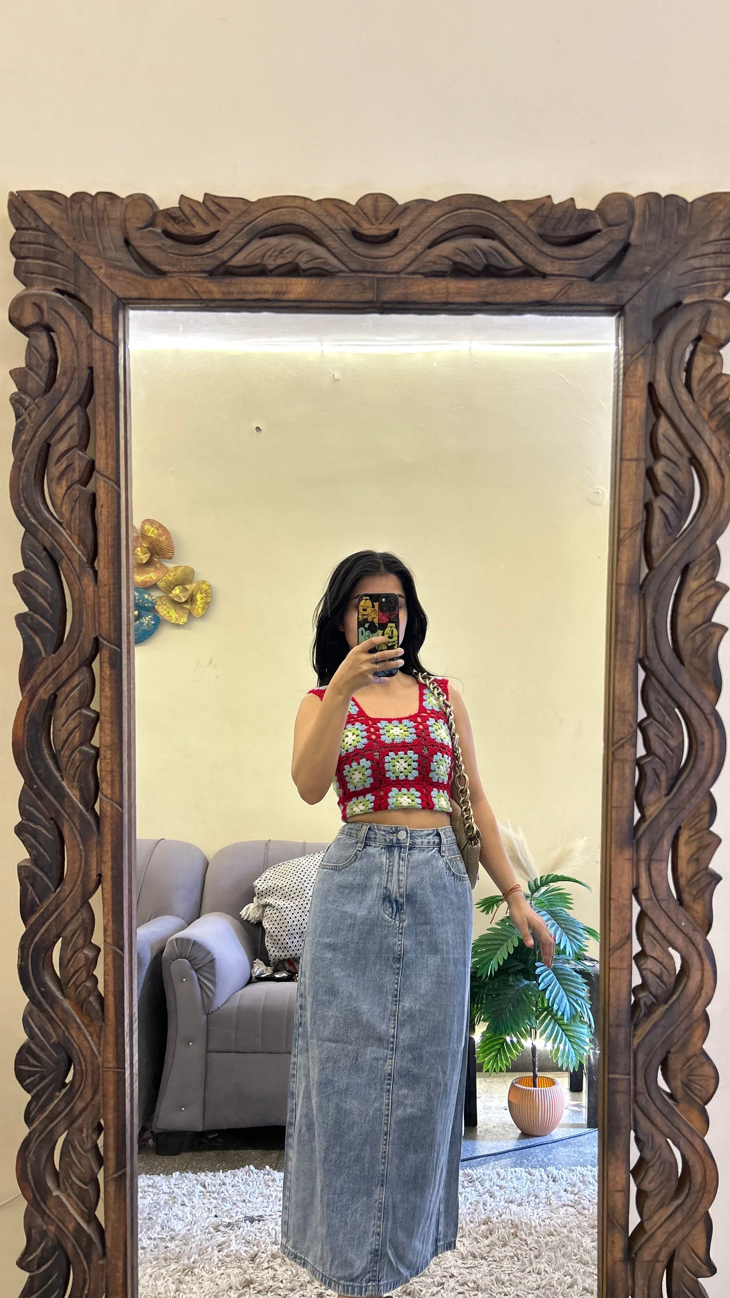 57) Korean skirt 28 waist/l:28
