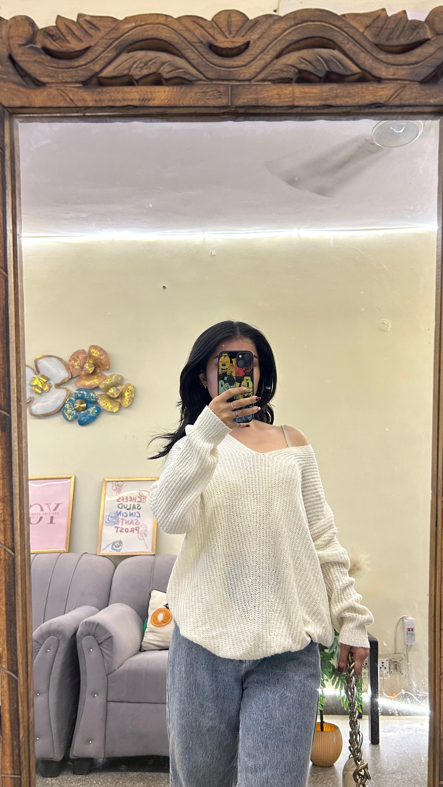 Cute top M-L