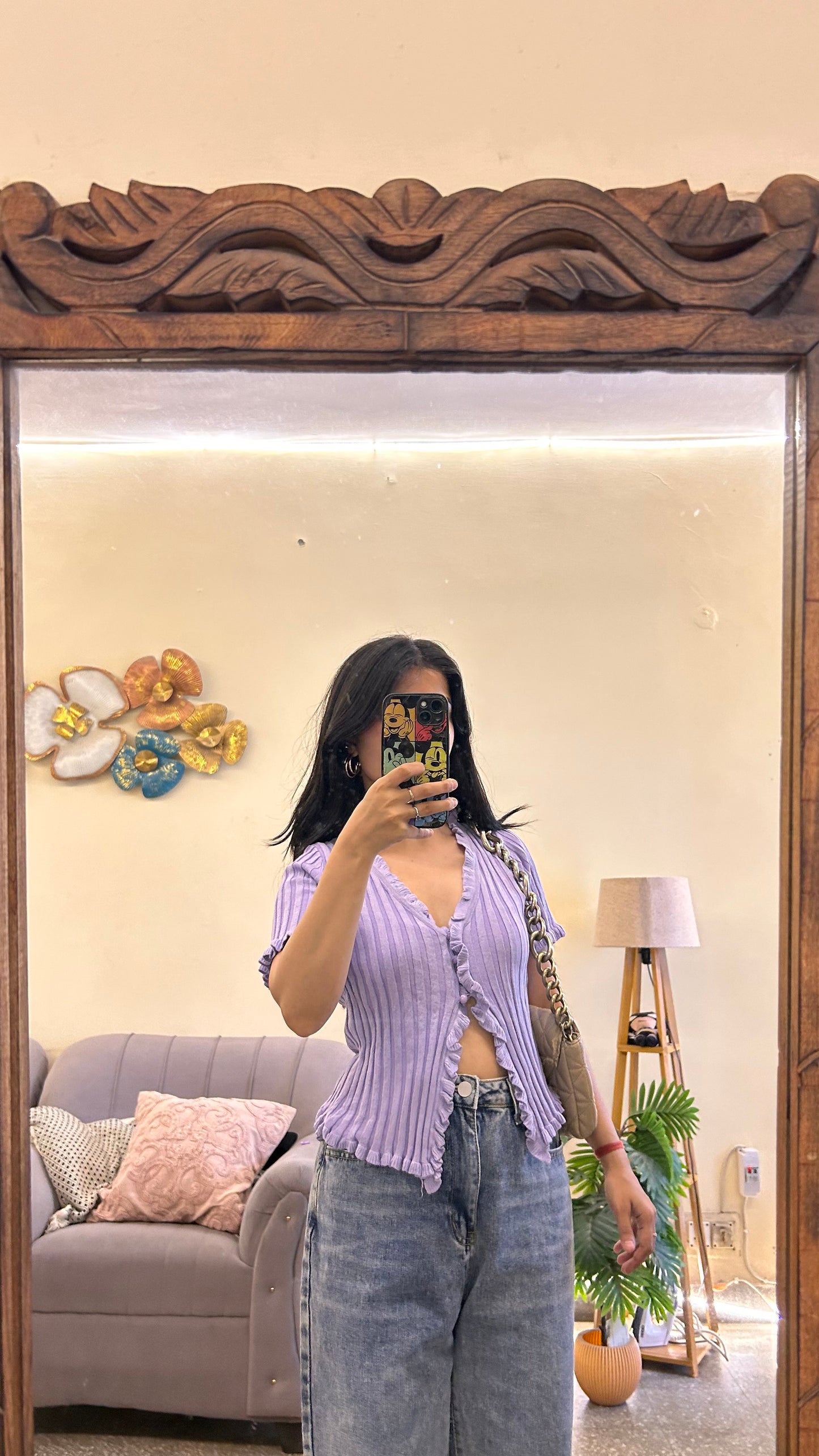 90) cute top 32-35 bust