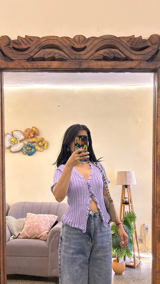 90) cute top 32-35 bust