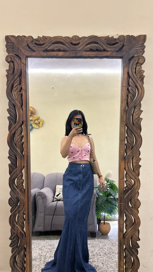 69) korean skirt 28 waist/l:41