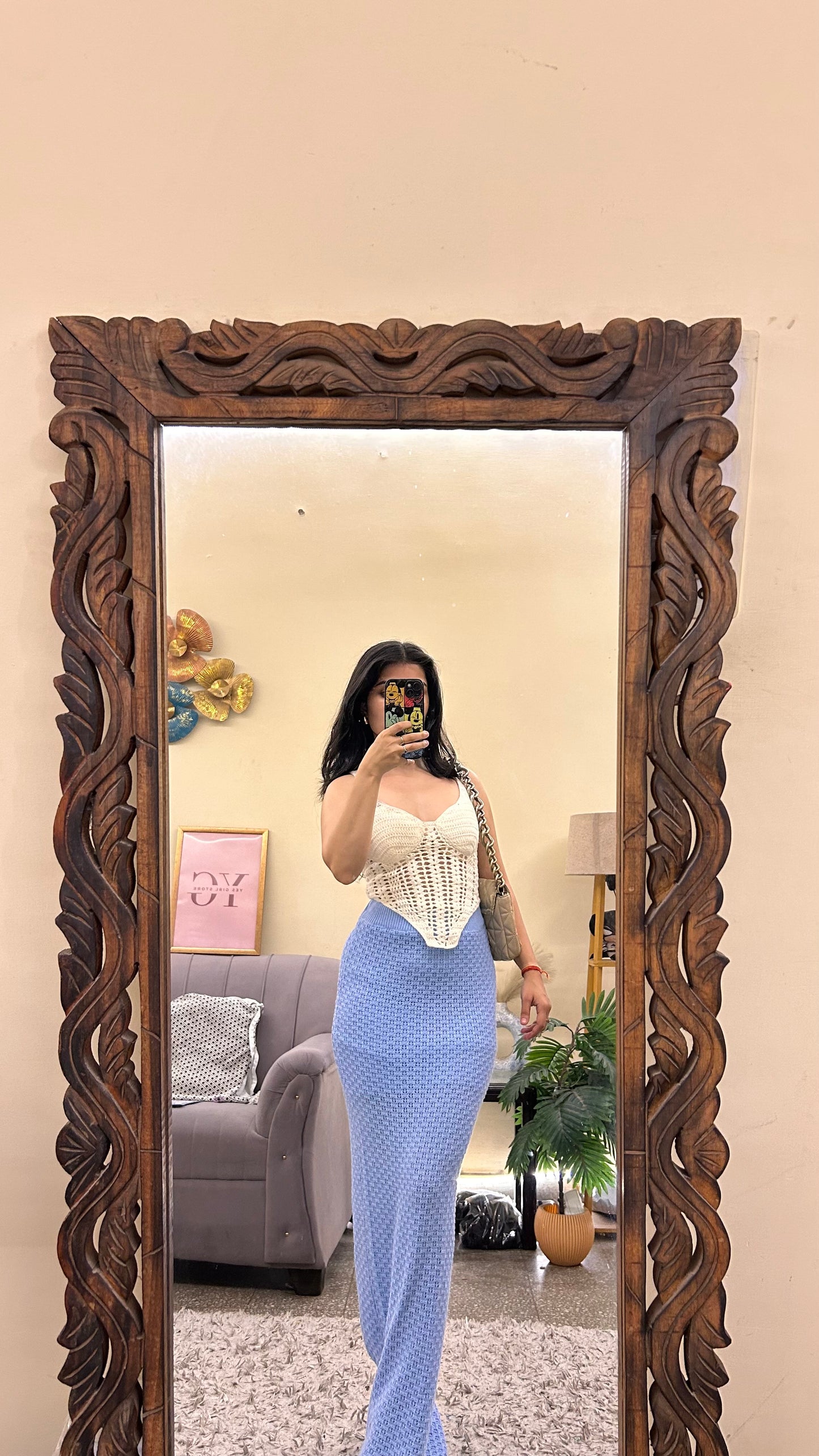 13)crochet skirt with layer waist 26-28L-48
