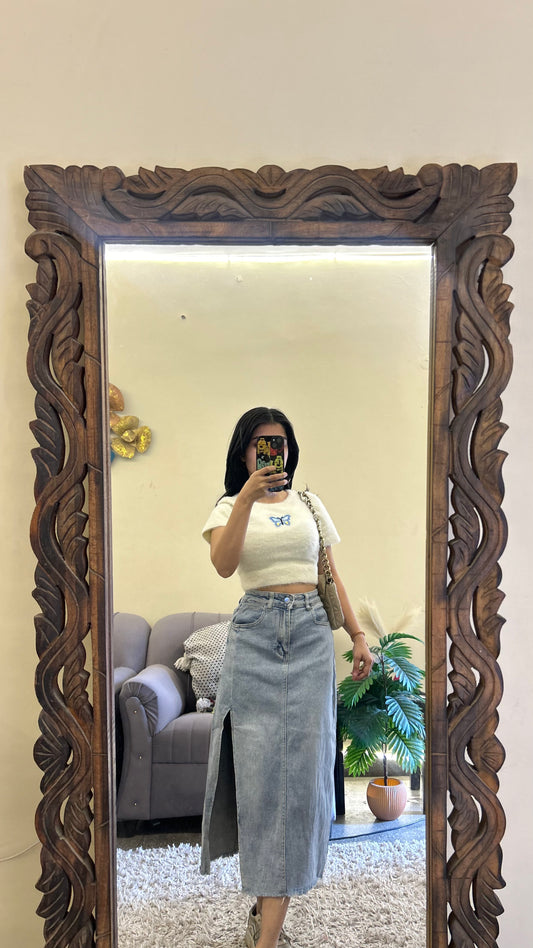 39) Korean skirt 27 waist/l:28