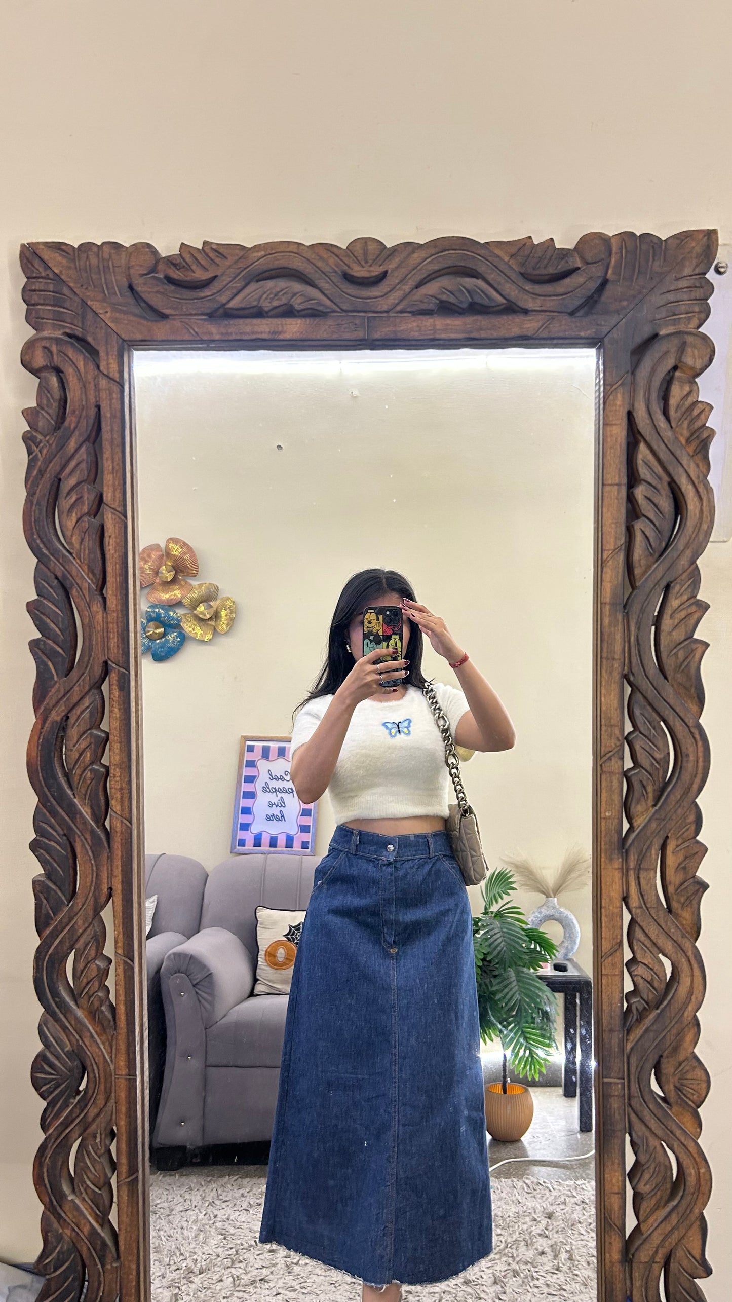 84) Korean skirt 30 waist/l:28
