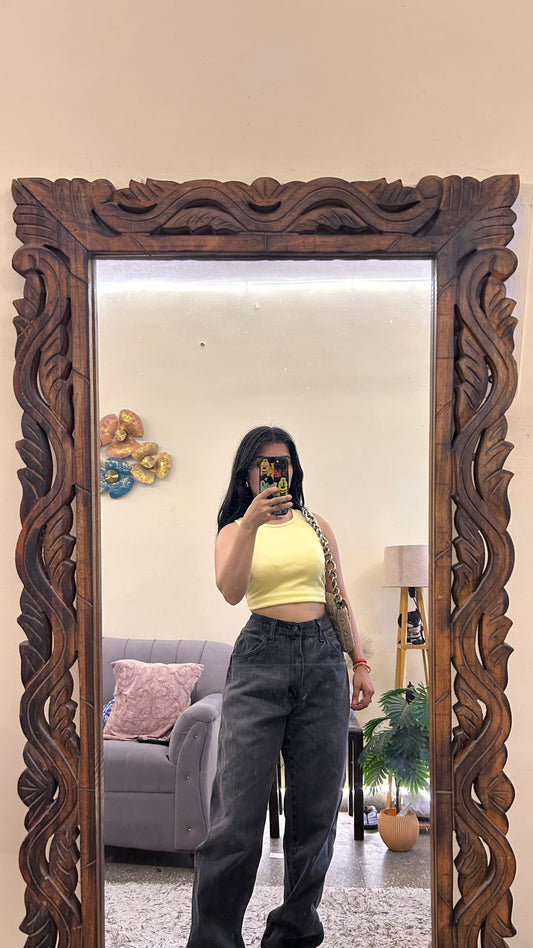 18) thrifted jeans waist - 34/ L-40