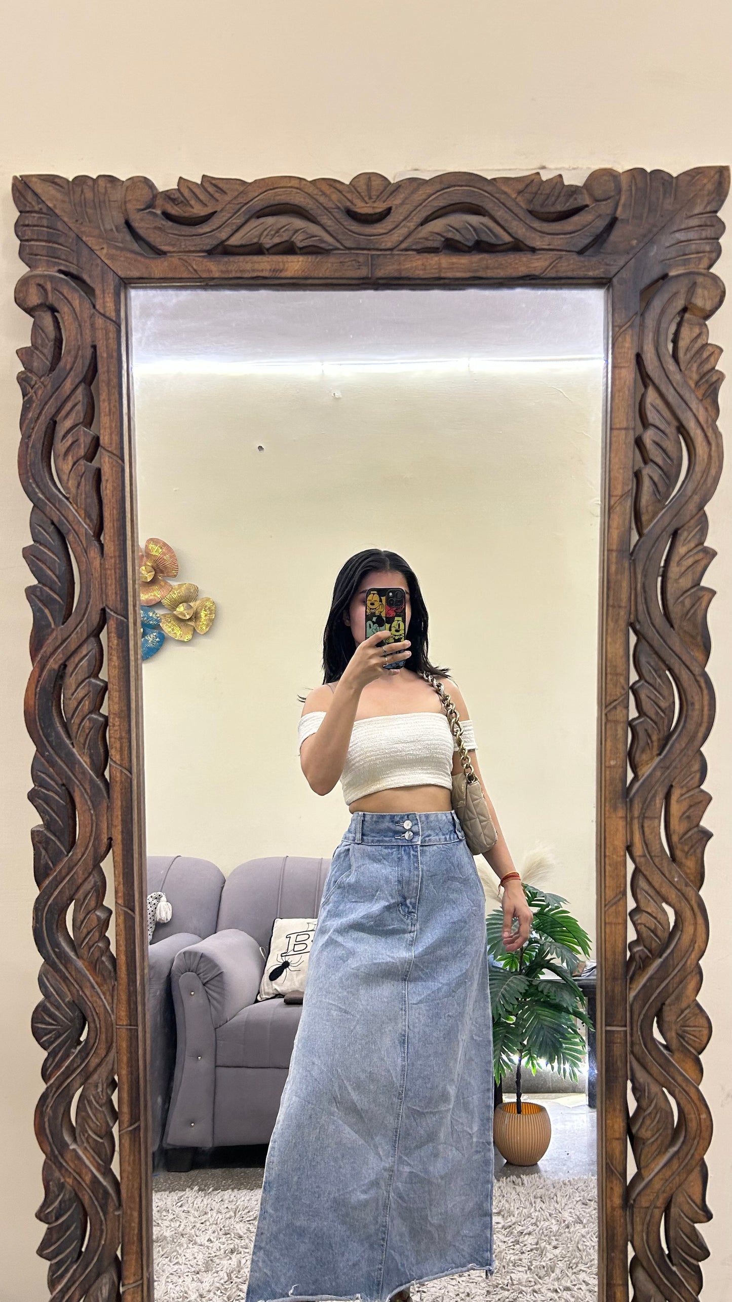 28) korean skirt waist :30/l:33