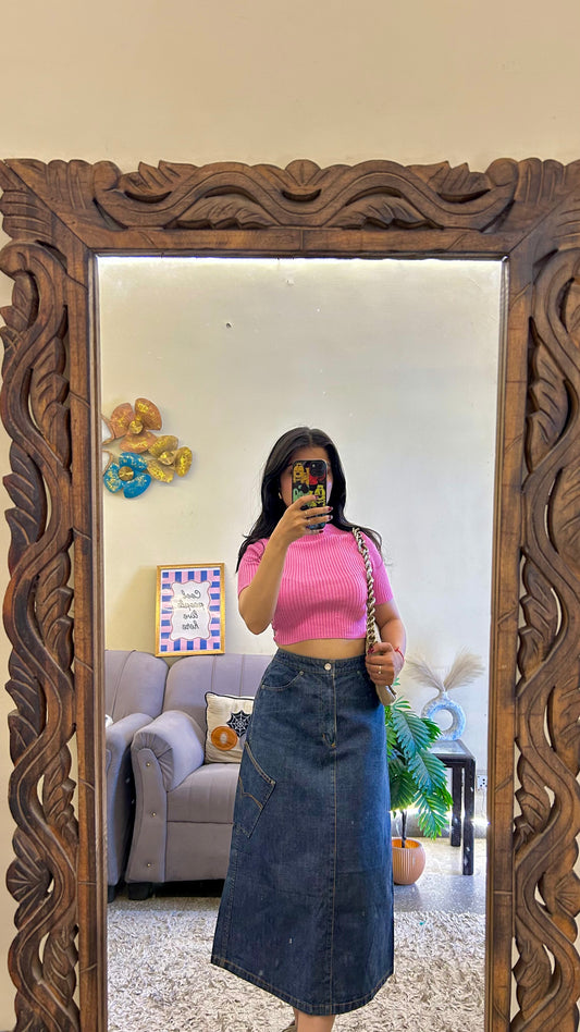5) Korean skirt 27 waist/l:27