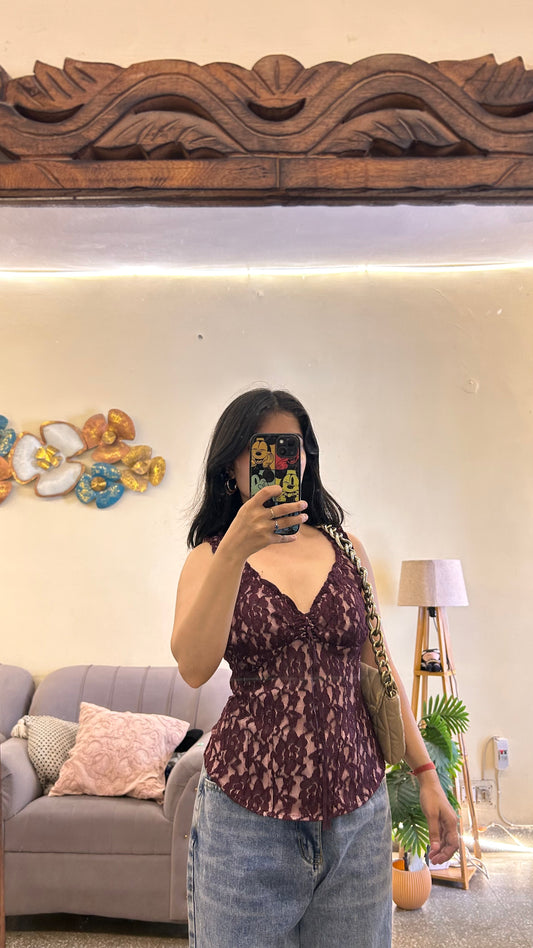 36) cute top 32-34 bust