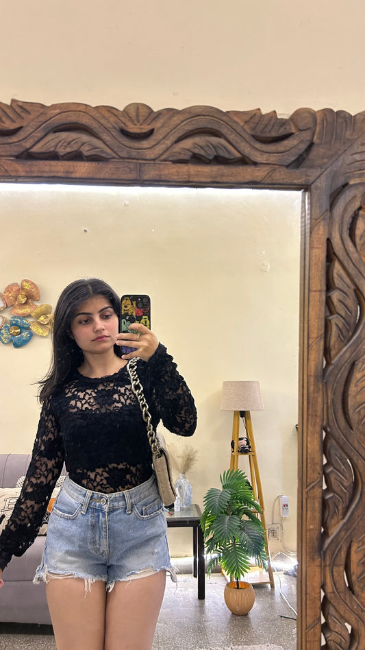 Cute net top 32-34 bust