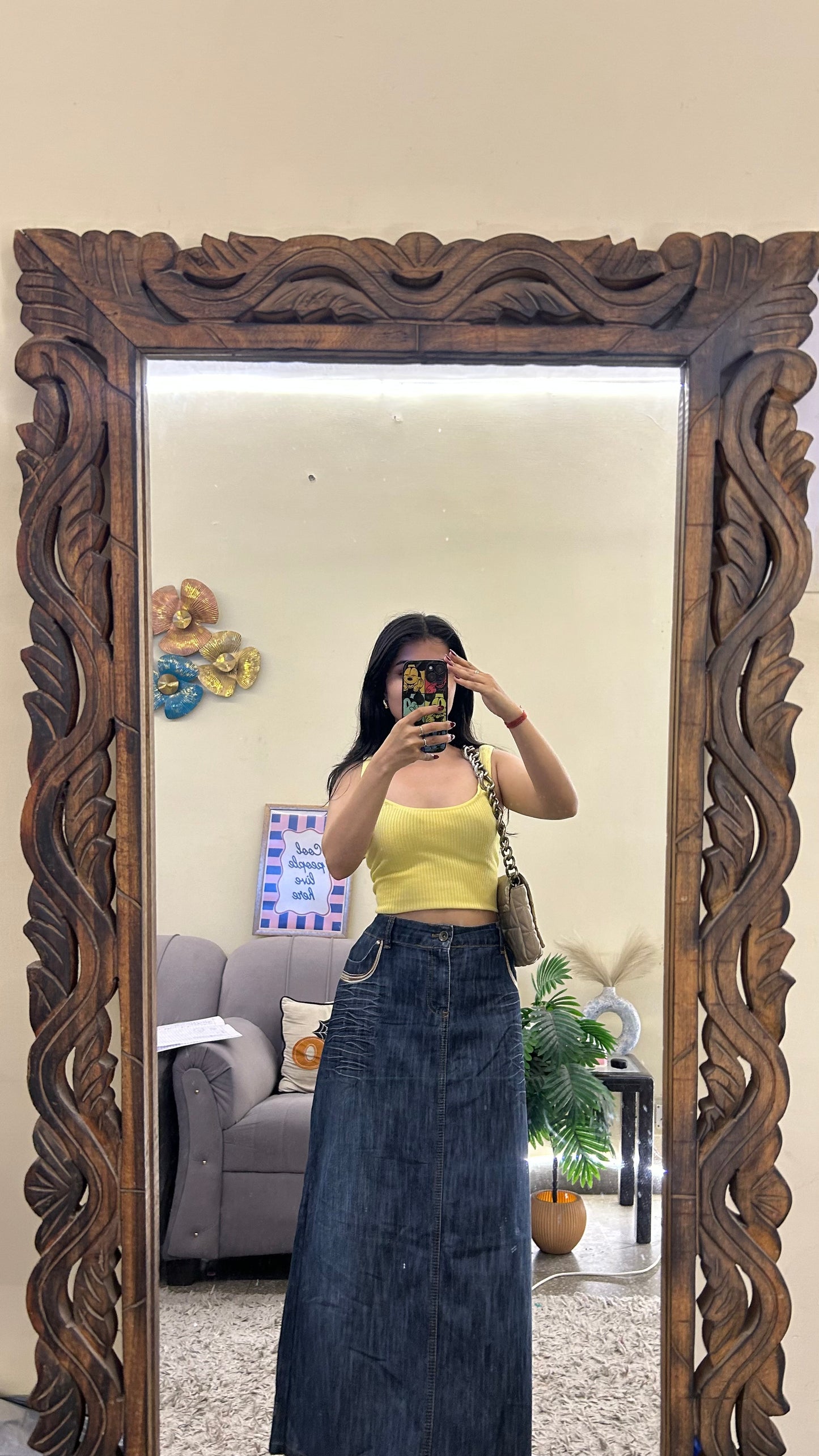 73) Korean skirt 32 waist/l:33