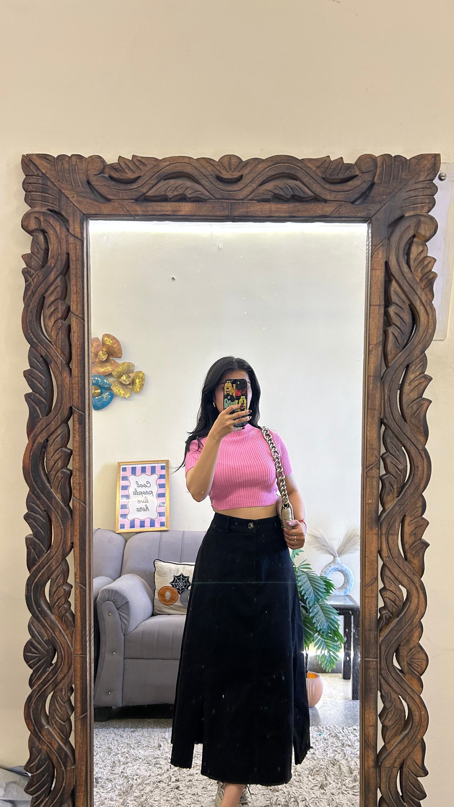 8) Korean skirt 28 waist/l:29