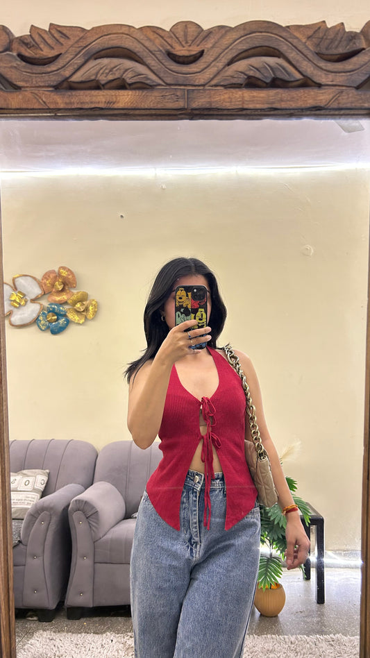 Cute top 30-32 bust halter neck