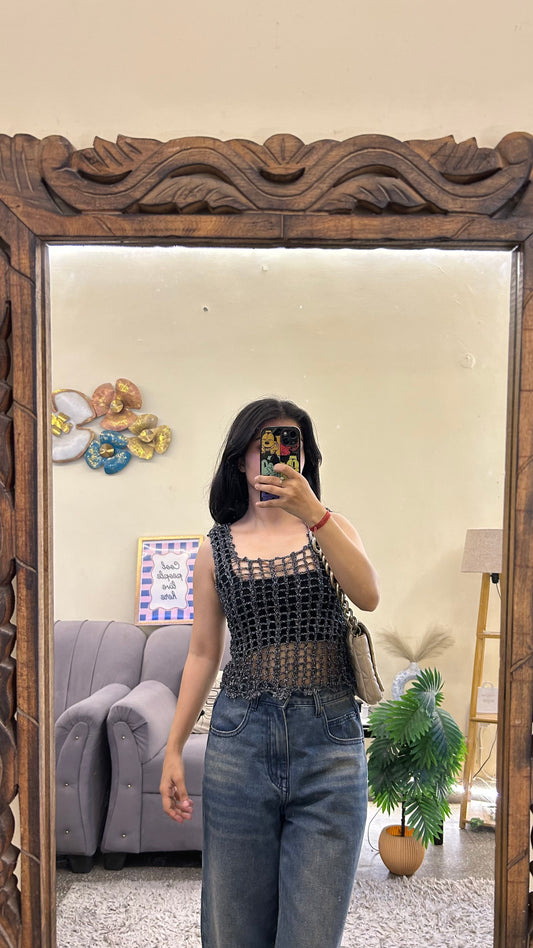 Cute shimmer top 30-32 bust