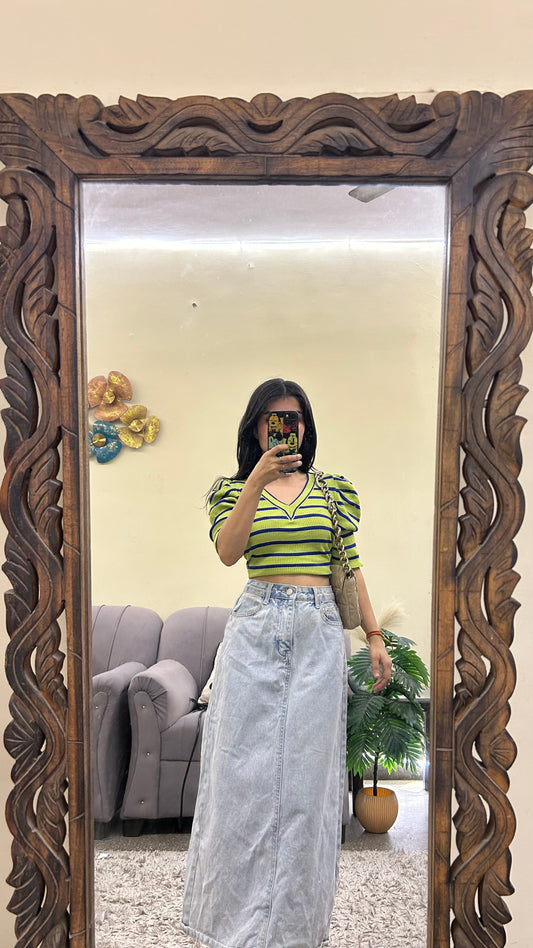 86) Korean skirt 28 waist/l:32