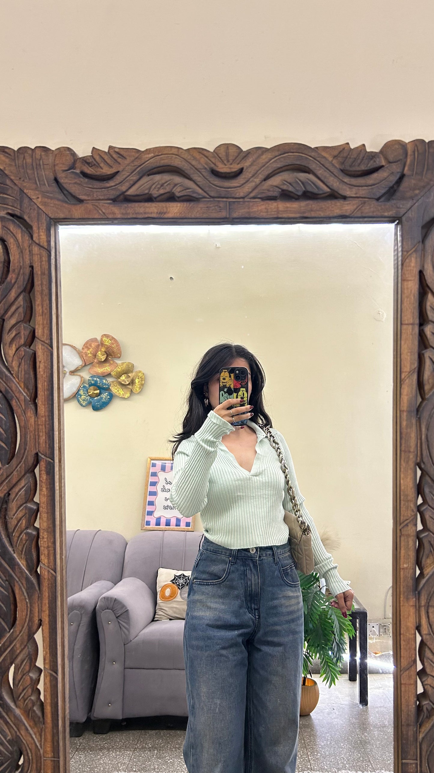 Cute top h&m top 32-34 bust