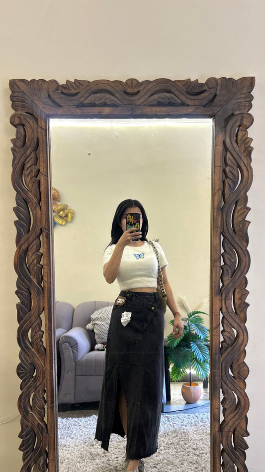 45) Korean skirt 30 waist/l:29