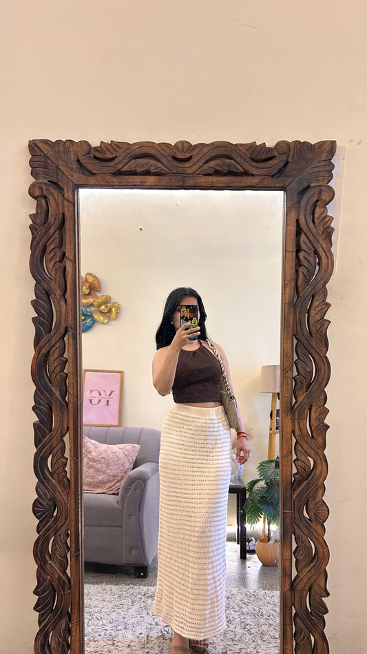 29)crochet skirt with layer waist 26-30 L-39