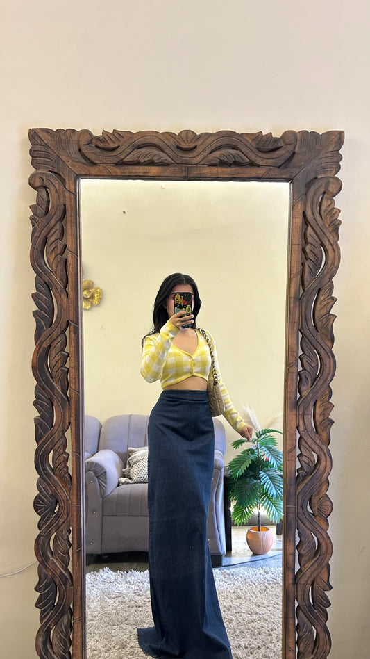 25) Korean skirt 33 waist/l:42
