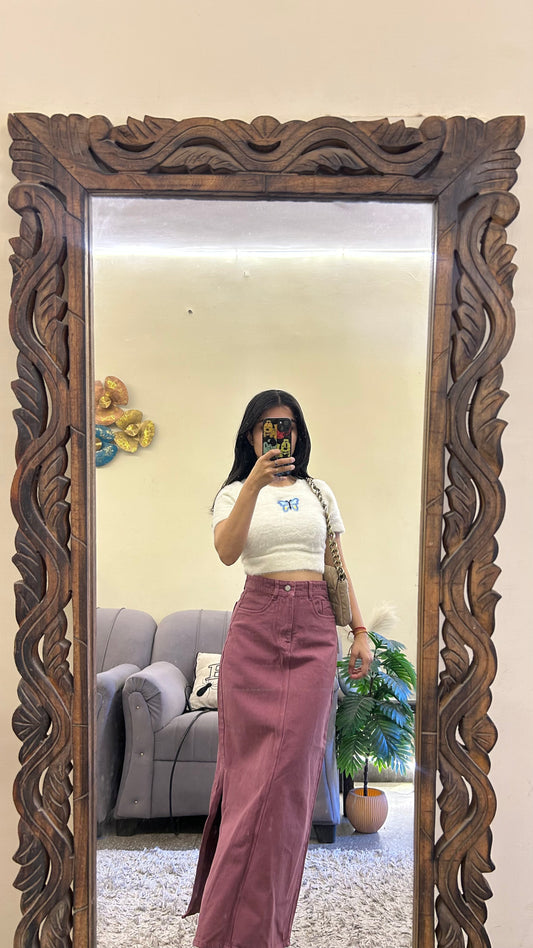 45) korean skirt 28 waist/l:33