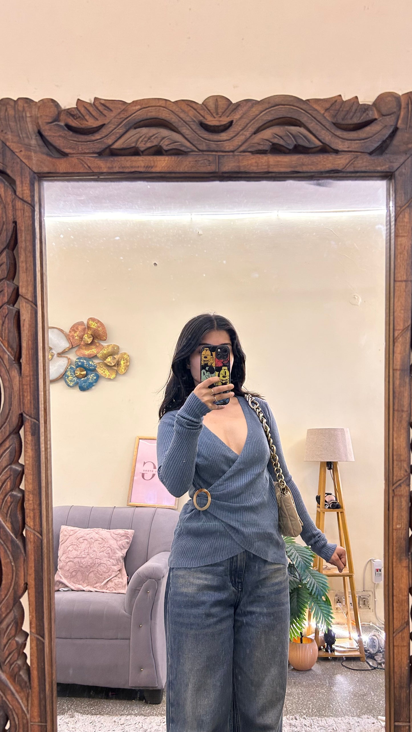 27)semi-winter cute top bust-32-36