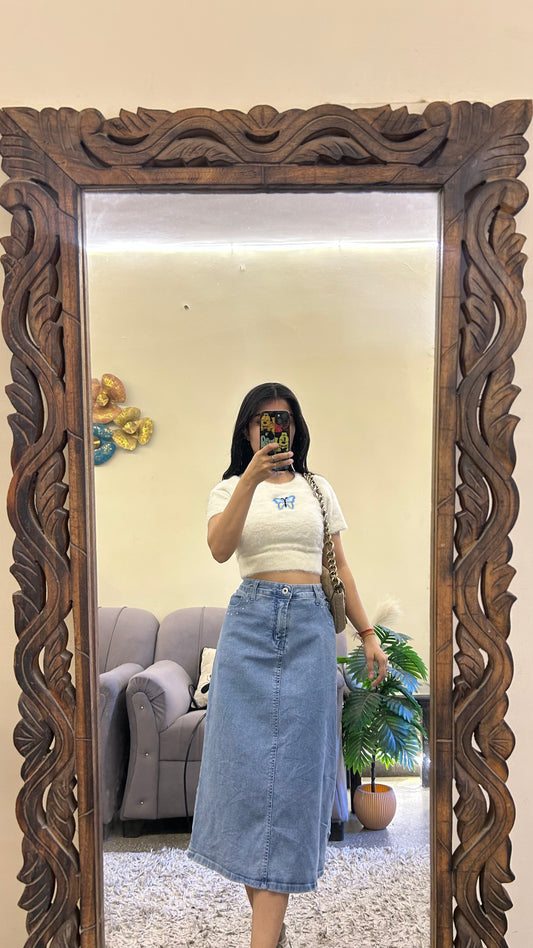 38) korean skirt 36 waist/l:28