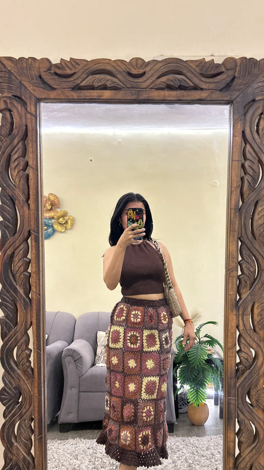 Crochet skirt layer inside 24-28 waist/l:27