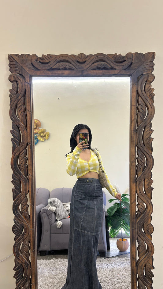 19) Korean skirt 32 waist/l:42