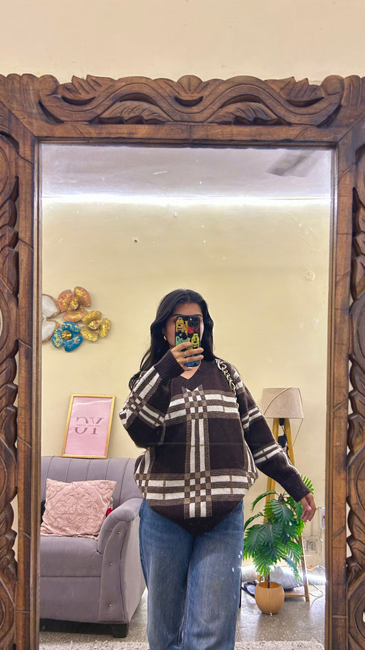 35)pintrest sweater size: S-M