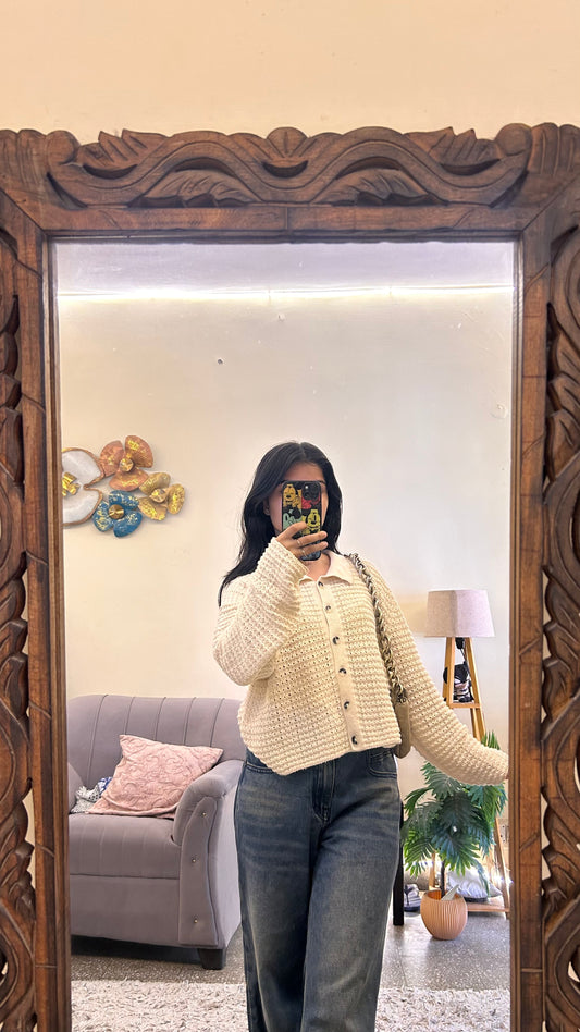 1) semi winter cute top bust - 32-34
