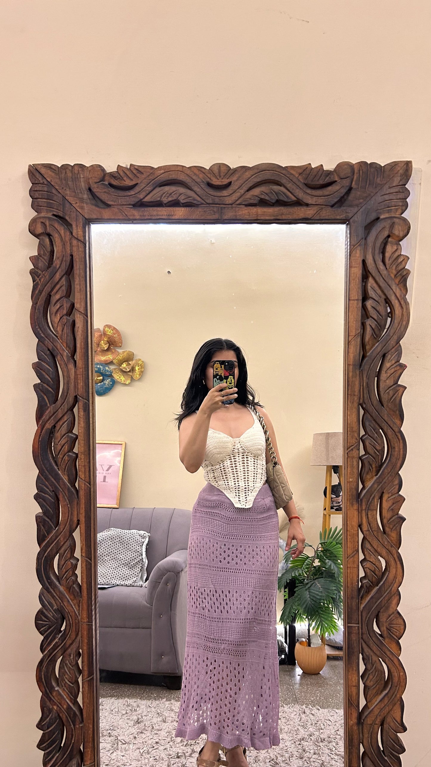 4.crochet skirt with layer waist 26-28 L-35