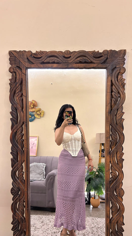 4.crochet skirt with layer waist 26-28 L-35