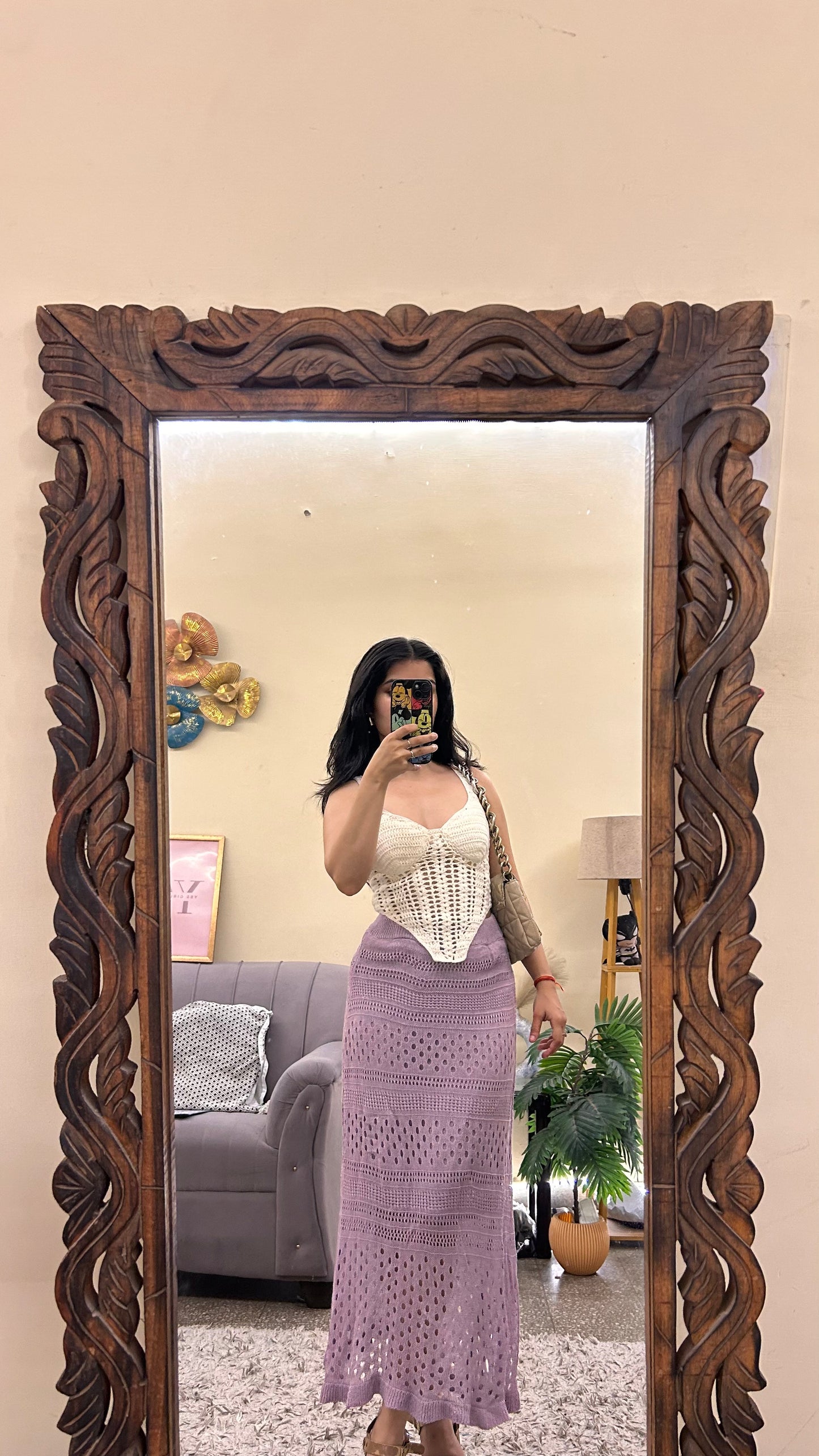 4.crochet skirt with layer waist 26-28 L-35