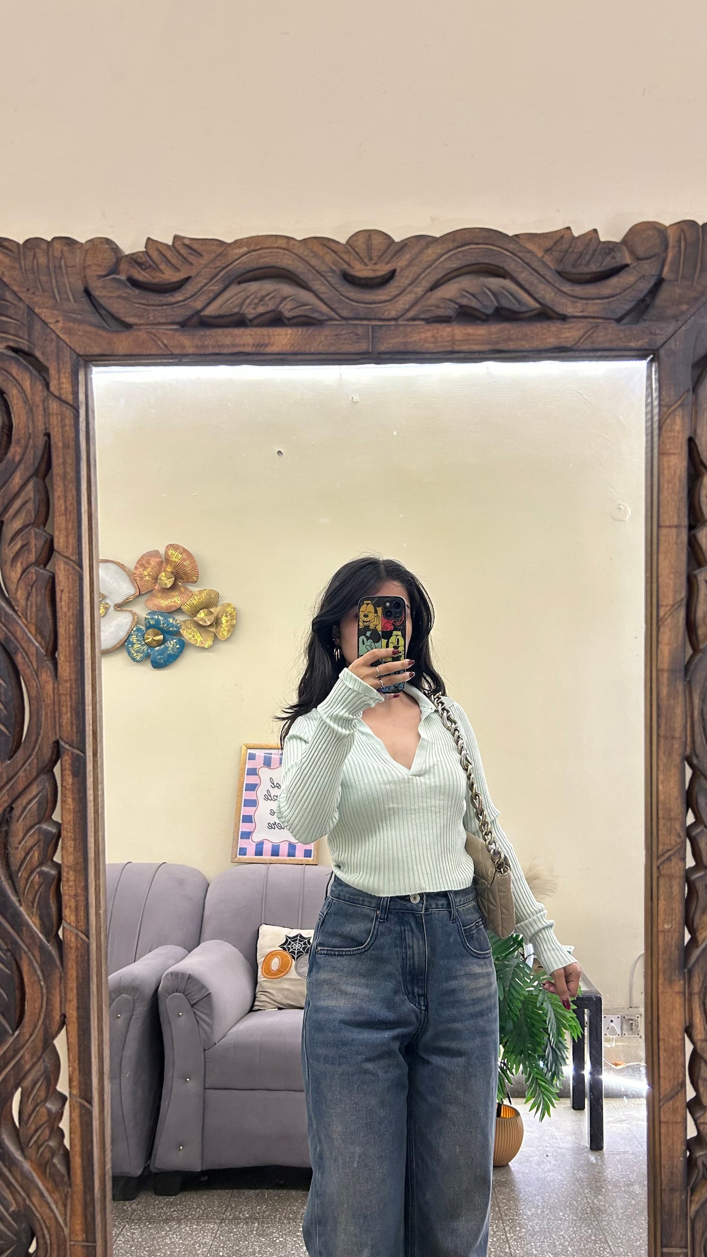 Cute top h&m top 32-34 bust