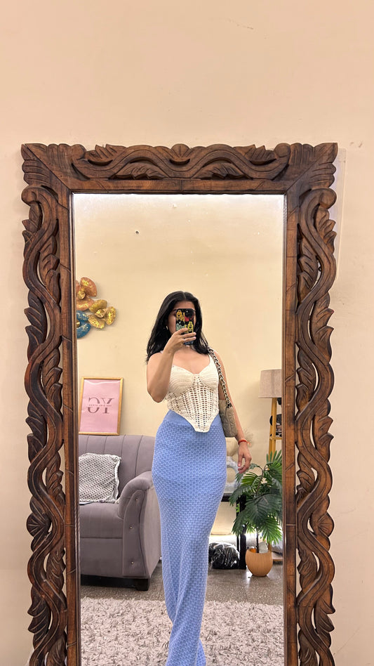 13)crochet skirt with layer waist 26-28L-48