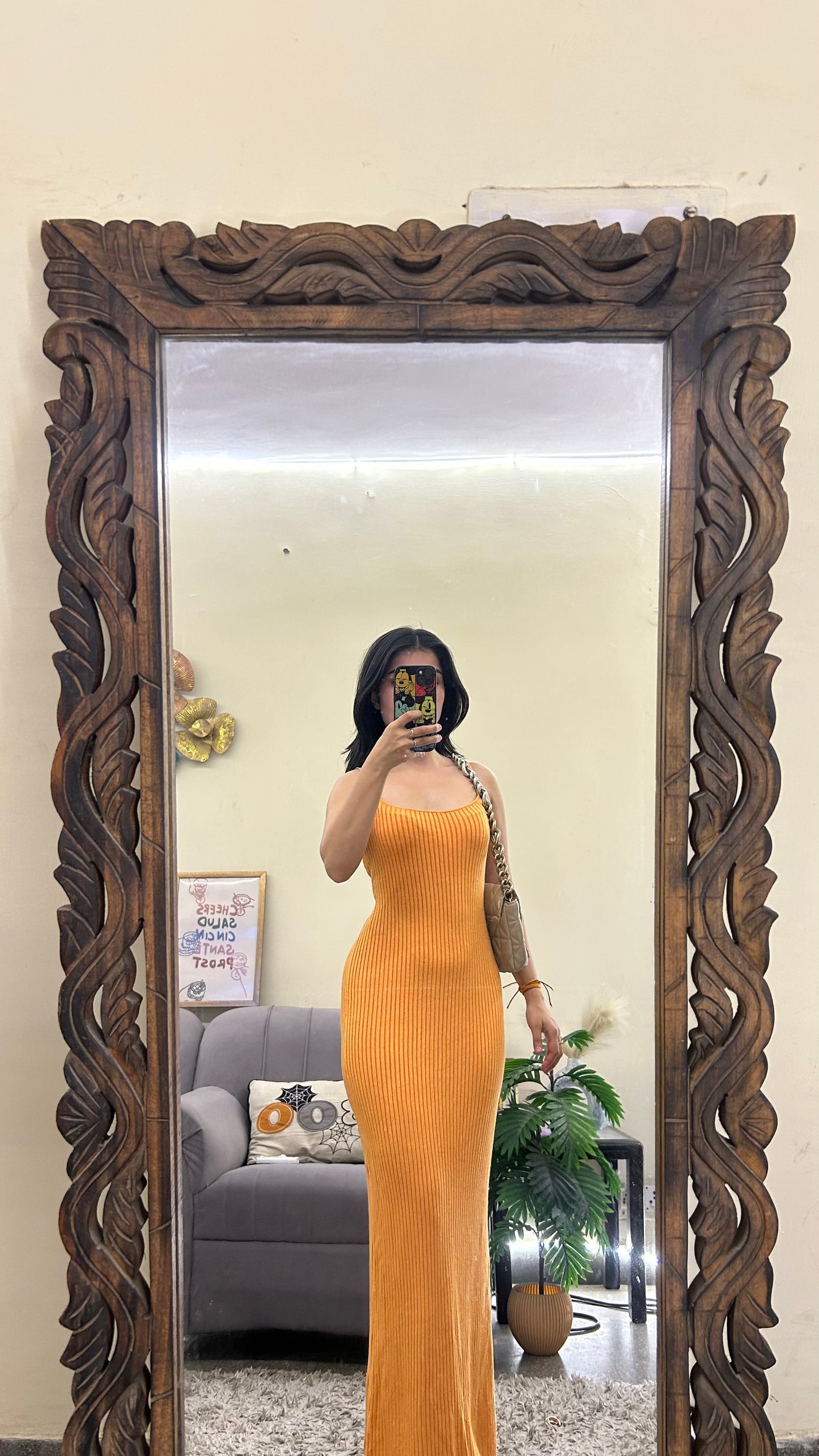 Cute dress 32-34 bust/l:47