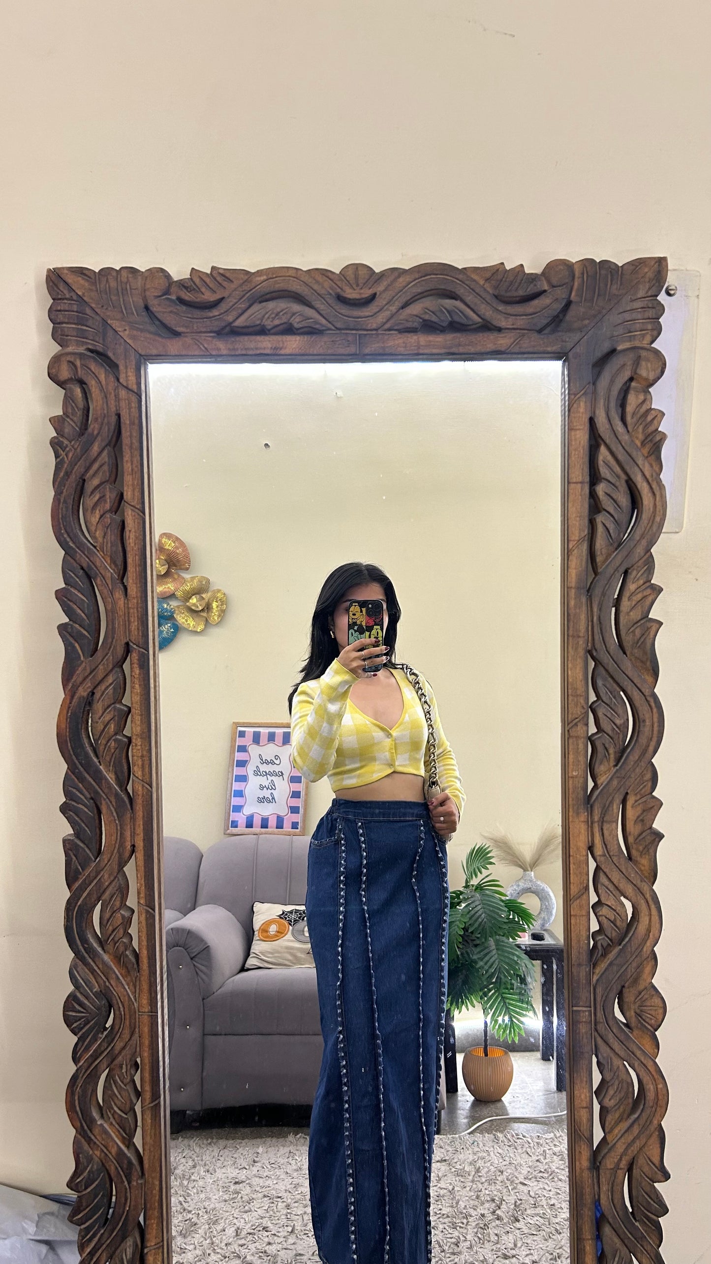48) Korean skirt 32 waist/l:37