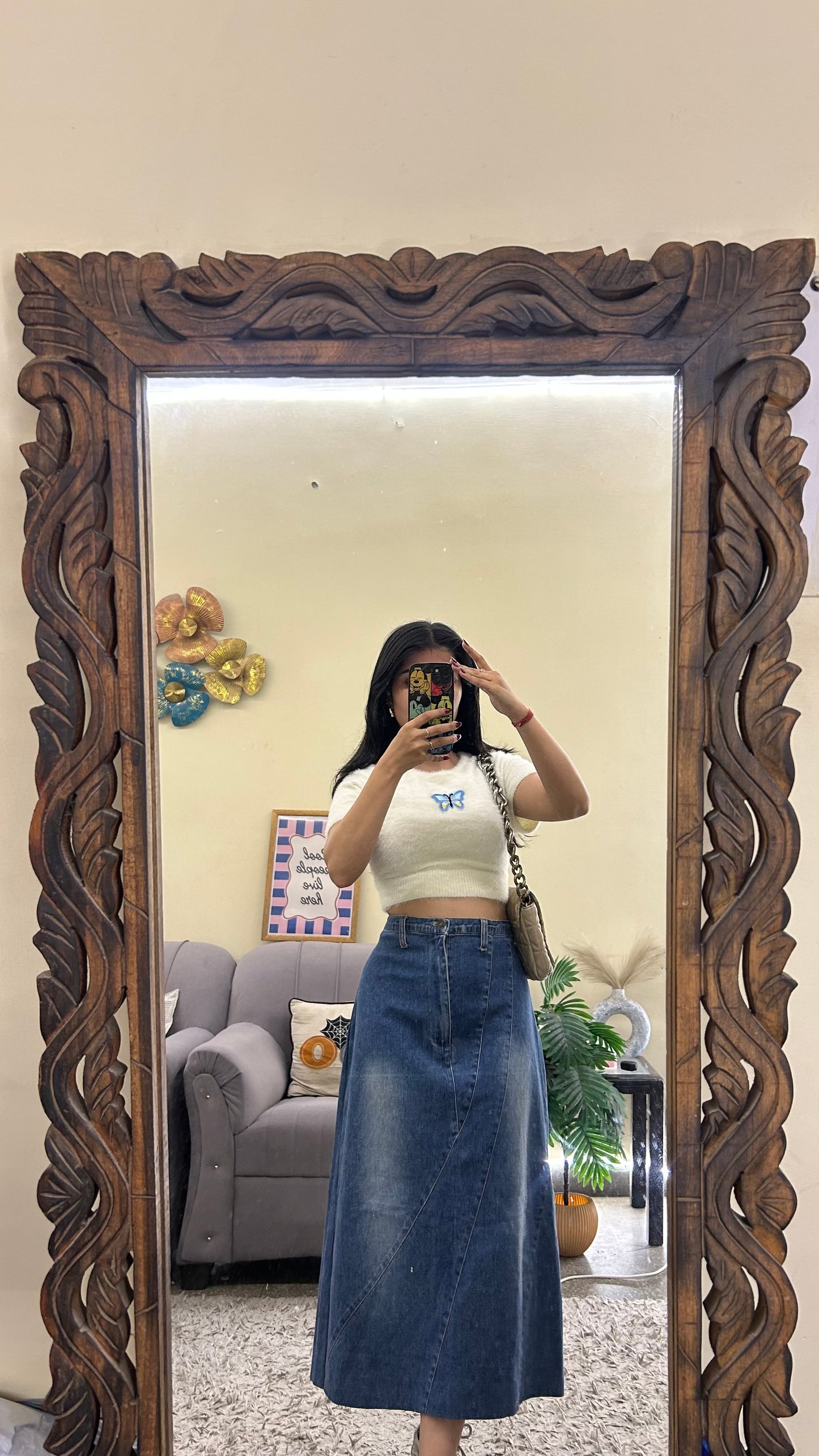 89) Korean skirt 30 waist/l:29!