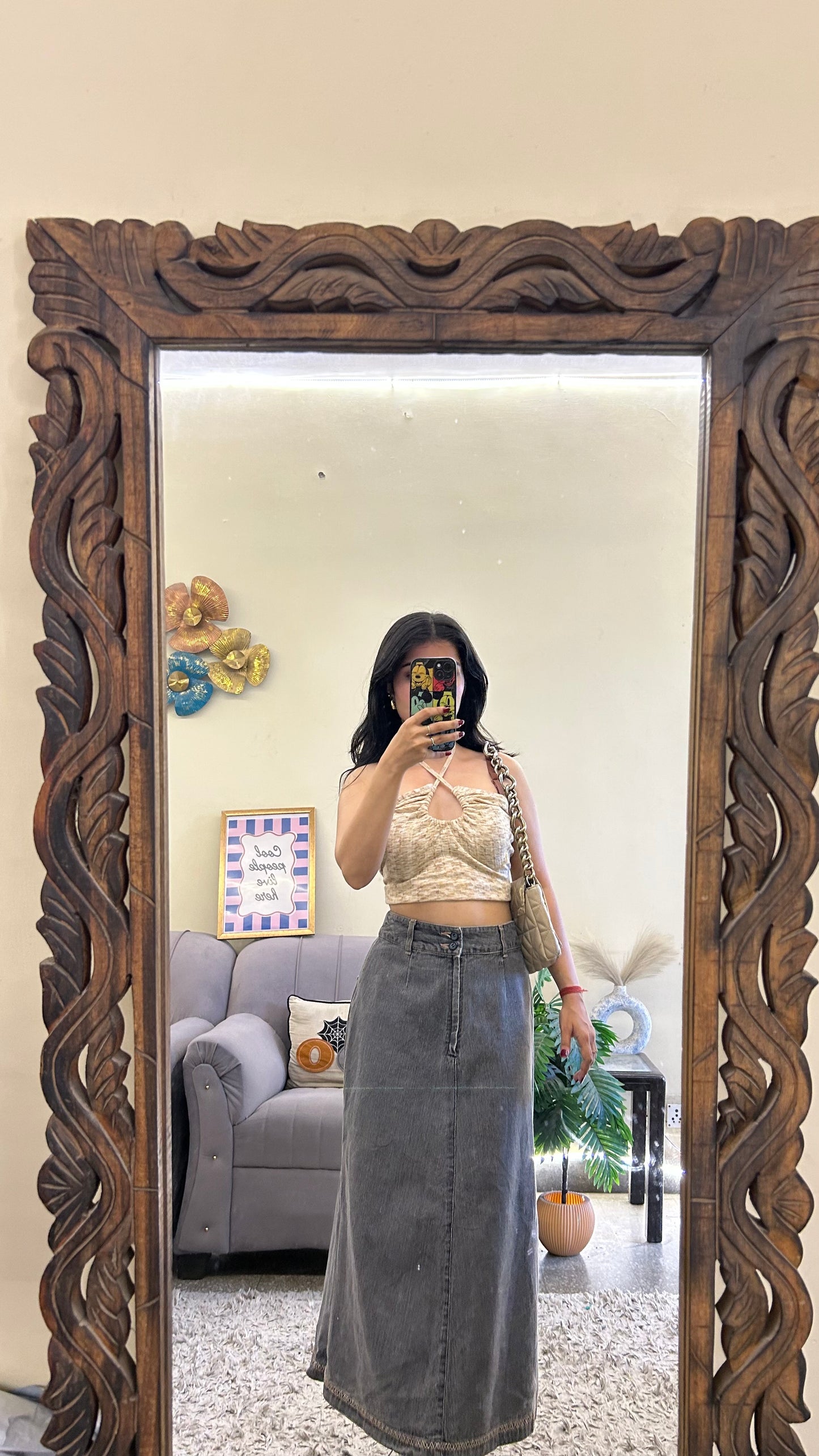 27) Korean skirt 28 waist/l:30!