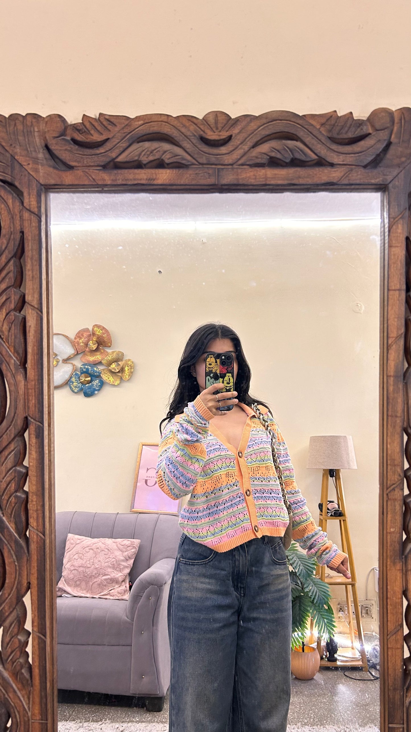 37)semi-winter cute top bust-28-32