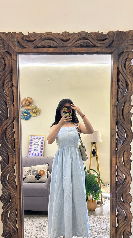 Denim dress 32-34 bust/l:42