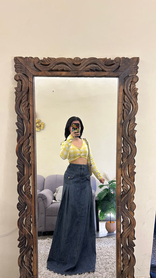 20) Korean skirt 35 waist/l:41