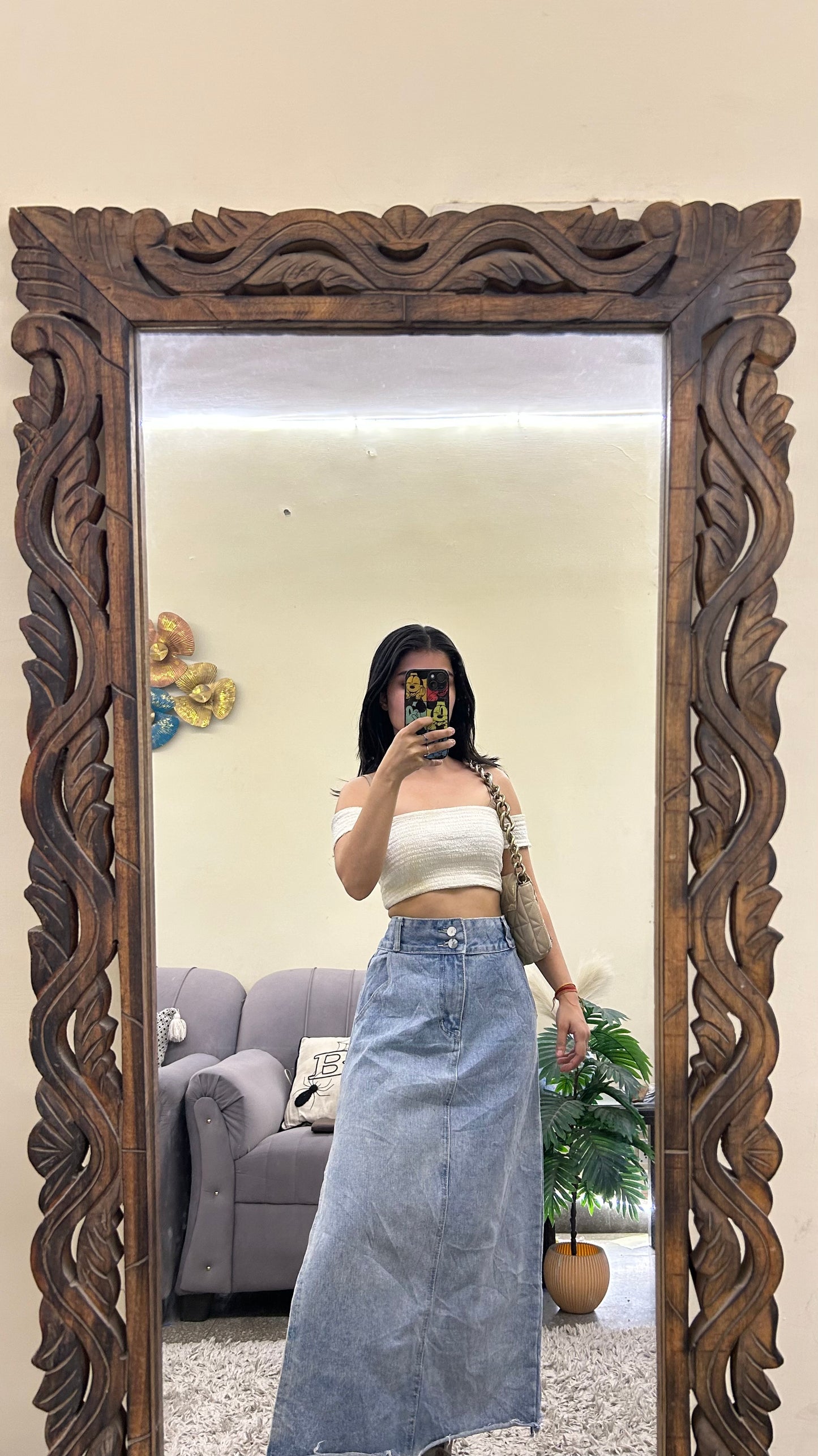 28) korean skirt waist :30/l:33