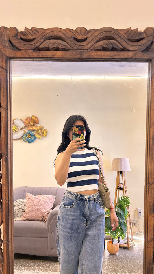 1) thrifted cute top 28-32 bust