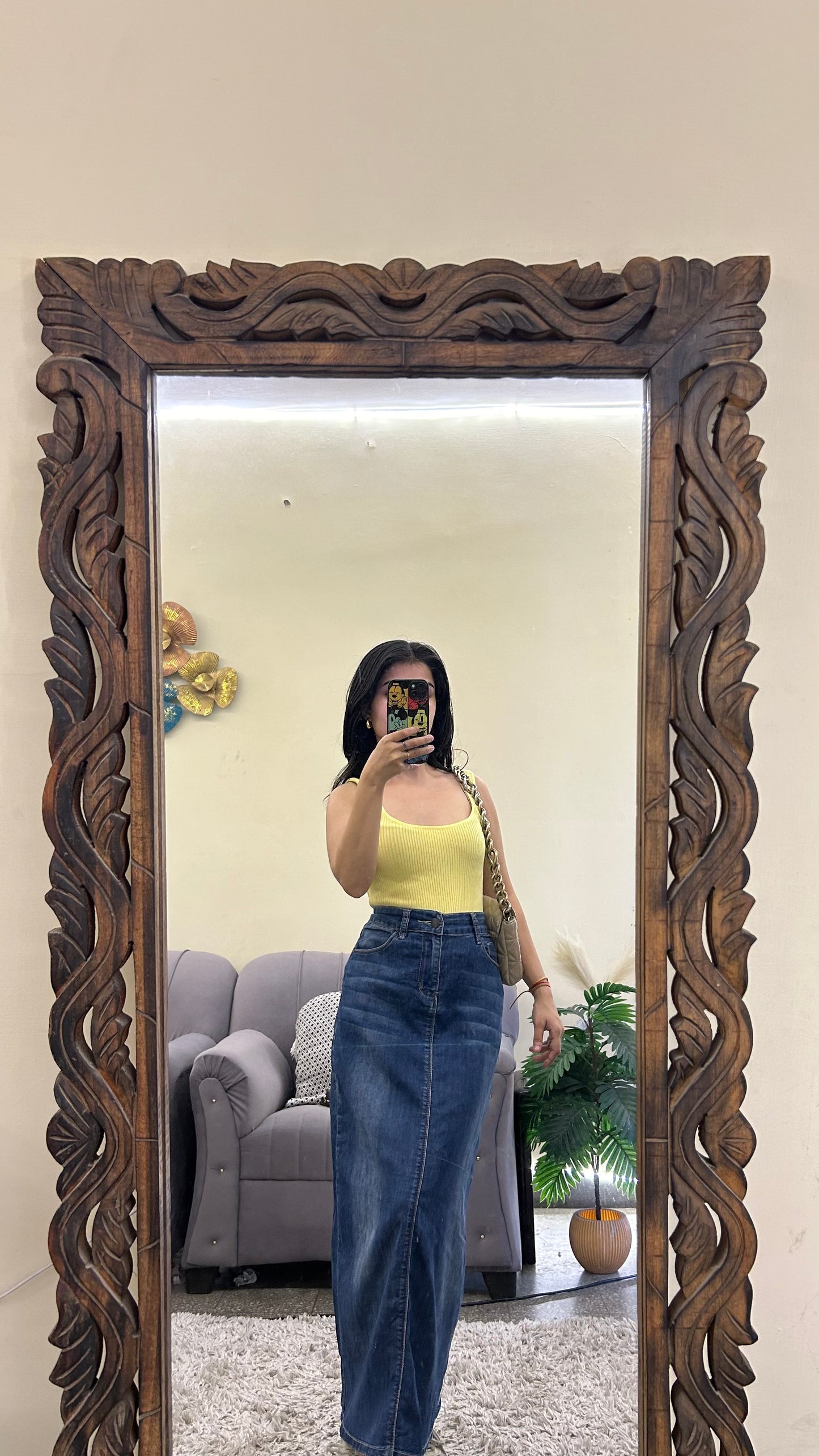 13) Korean skirt 32 waist/l:35